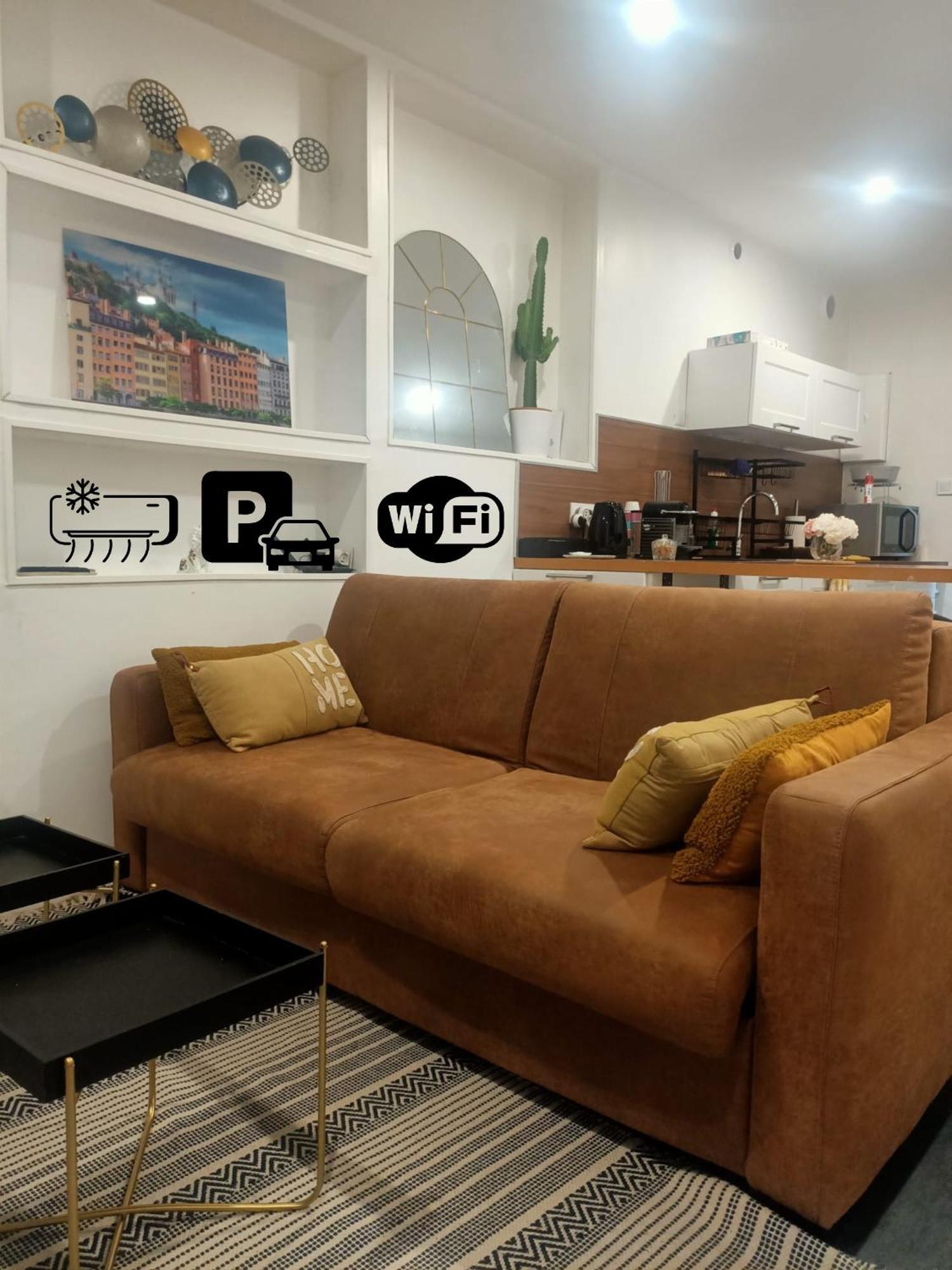 Ferienwohnung Le Petit Cocon - Parking Prive - Lyon Sud Vénissieux Exterior foto